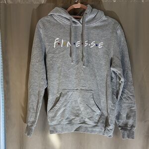 Finesse Heather Gray Kids Hoodie